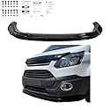 Frontlippe Frontspoiler kompatibel mit FORD Transit Custom MK1 2012-2018 2 Tlg. mit ABE TÜV Schwarz Glänzend Frontlippe Frontspoiler kompatibel mit FORD Transit Custom MK1 2012-2018 2 Tlg. mit ABE TÜV Schwarz Glänzend