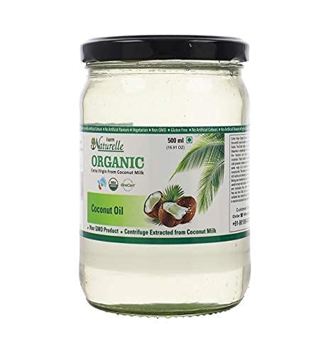 Farm Naturelle -100% Pure Organic Virgin Cold Pressed Coconut Oil (Glass Bottle - 225 ml) (B07WD58R6Z) Amazon Price History, Amazon Price Tracker