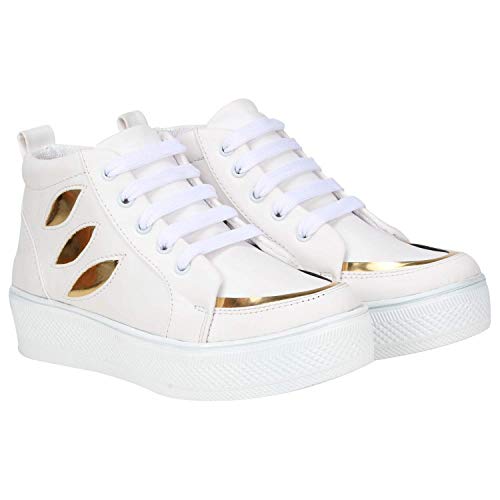 Image of Commander Stylish High Ankle Sneakers for Girls [Model 701]
