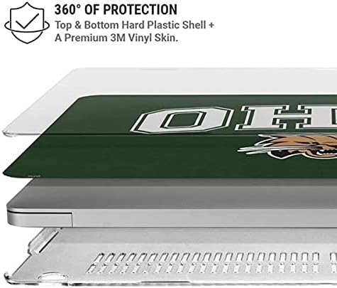 Skinit Case + Skin Compatible with MacBook Pro 15in (2016-19) - Officially Licensed Ohio Bobcats Design