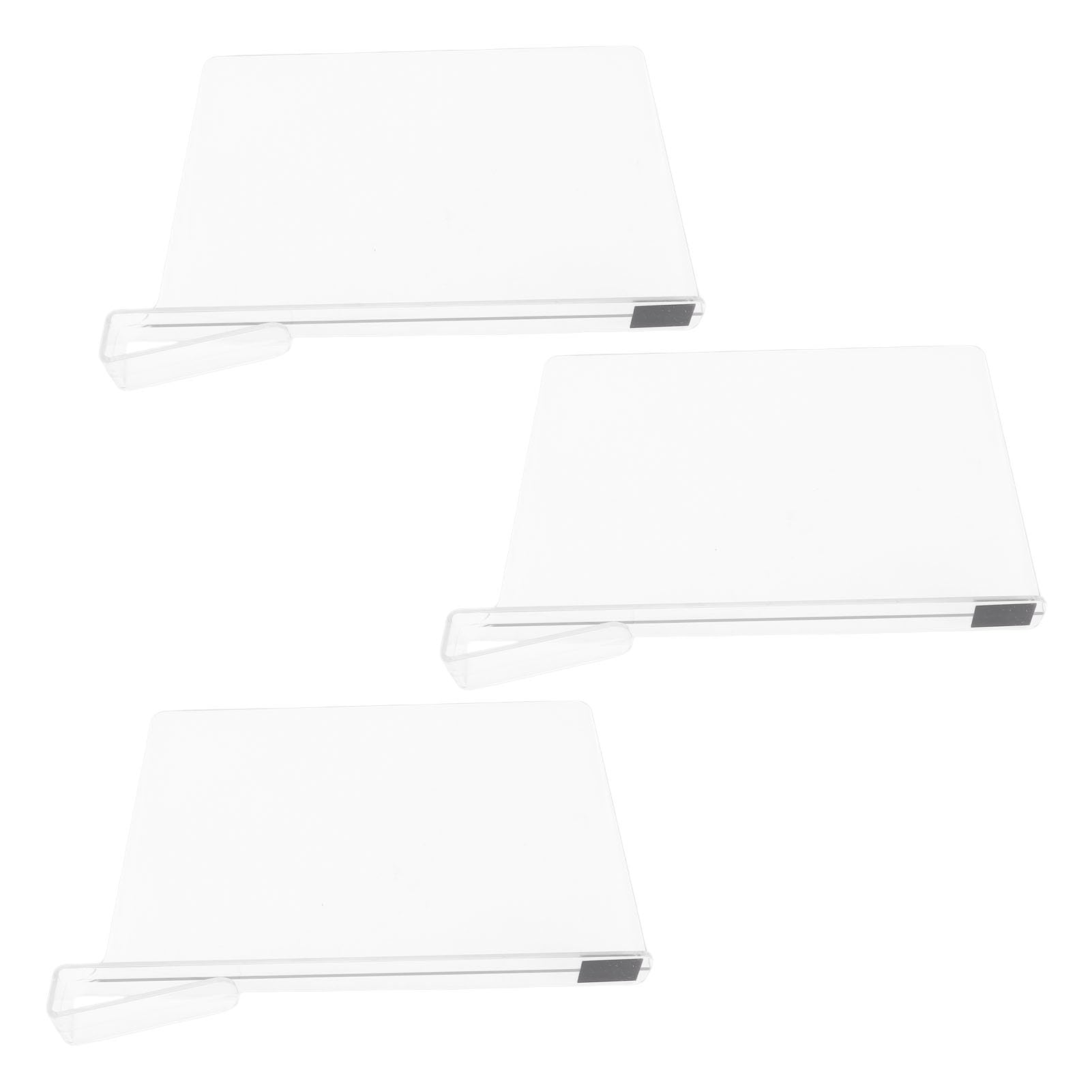 Separador de Estantes de Armario Transparente de Pet, Divisor de Armario Resistente de Fácil Instalación para Organizar Armarios, Gabinetes y Espacios de Almacenamiento
