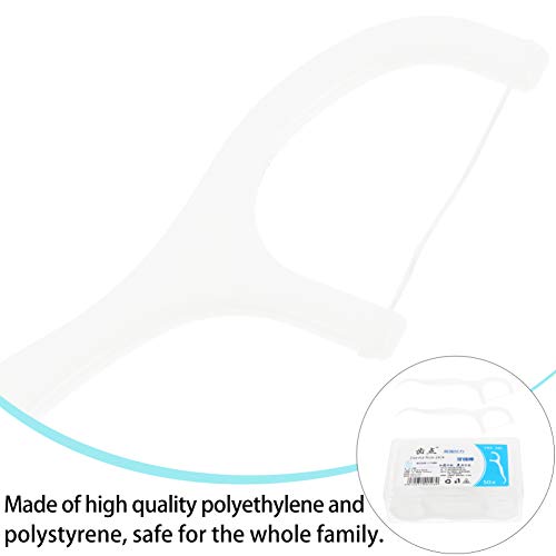 EXCEART 300 Peças de Fio Dental Palhetas de Viagem Estojos Porta-Palhetas Dentais Dentes Limpos Prof