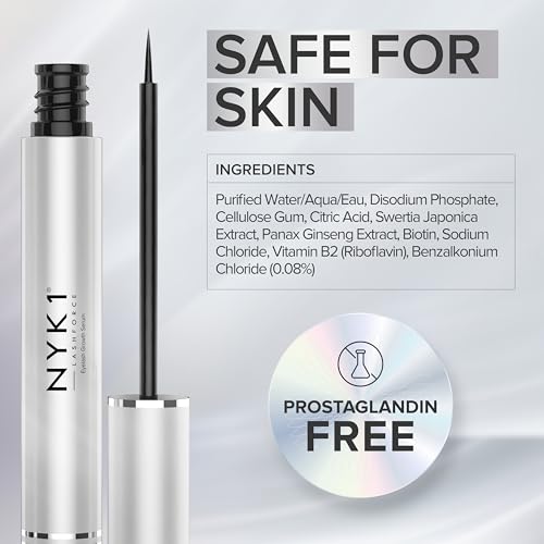 NYK1 CONCENTRATED Lash Serum For Eyelash Growth (XL - 8ml) LashForce Eyelash Serum To Grow Lashes Longer And Thicker Eyelash Growth Serum - Lash Growth Serum For Enhanced Eye Lash Serum Growth - Image 6
