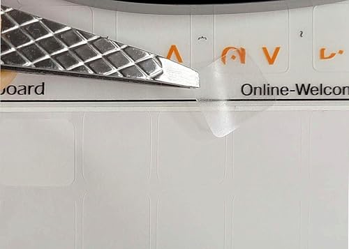 Calcomanías transparentes para teclado protector miniatura 5