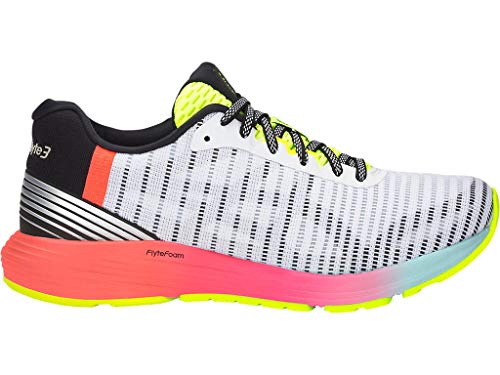 ASICS Women's Dynaflyte 3 SP Running Shoes, 9.5M, White/Black