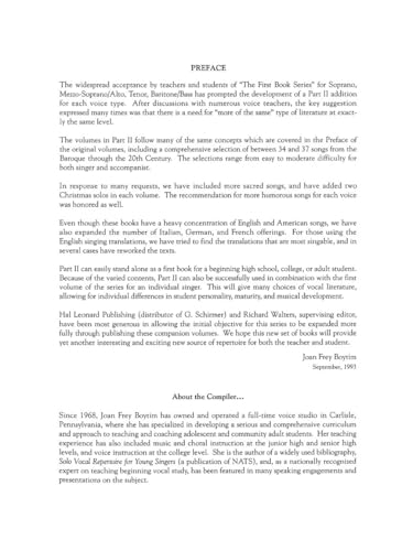 The First Book of Soprano Solos - Part II | Book and Online Audio | Schirmer Vocal Collection | Classical Songs for Soprano Voice with Piano ... Training Book (First Book of Solos Part II) - Image 3