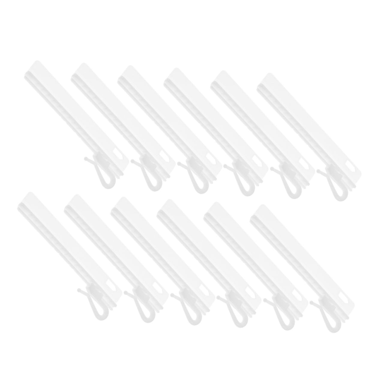 HOMOCONO 25pcs Curtain Hooks Clips for Ceiling Track Versatile Pinch Hooks for Bathroom Window Decor Extended Design for Flexible Curtain Types