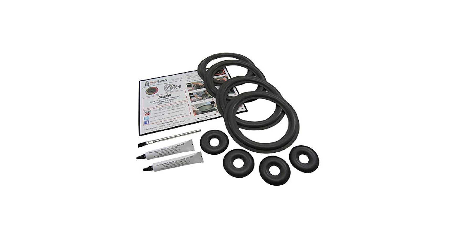 Amazon.co.jp: KEF参照104 / 2 CompleteスピーカーFoamエッジ