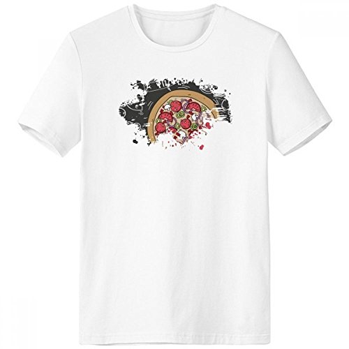 T-shirt blanc Homme Italie motif pinceau XXXL en coton tagless
