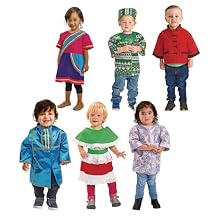Toddler Traditional Multicultural Clothing Set of 6 Item # TODWEAR