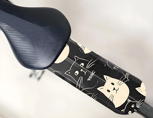 Image of Bike Fender, Tool-Free Rear Fender for Road & Mountain Bikes, Flexible Mud Guard for Back Seat, Stylish Splash Guard for Cycling Enthusiasts (Color 4)