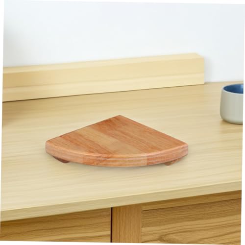 Mampara de madera natural PRETYZOOM para solucionar la falta de espacio en baños 7