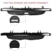 IKON MOTORSPORTS Cargo Cover, Compatible with 2007-2011 Honda CR-V, Factory Style Black Retractable Rear Security Trunk Cover Privacy Shield