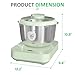 Electric Dough Maker with Ferment & Weighing Function, 5.2QT Dough Mixer with 304 Stainless Steel Bowl, Flour Kneading Machine for Pizza Bread Maker, Microcomputer Timing, Face-up Touch Panel