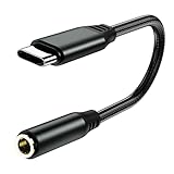 YUANBAI USB C to 3.5mm OnePlus 9 10 Pro Headphone Jack Adapter, USB Type C to 3.5mm Aux Audio Adapter DAC USB C Headphone Adapter for Samsung S22 S21 Ultra S20 FE A53 Google Pixel 6a 6 Pro iPad Air 5