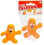 Simba Stretchy, orange, 9cm, Ansti Stress Spielzeug, Knautschi, ab 3 Jahren