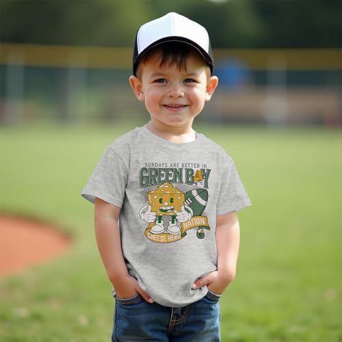 CM C&M WODRO Toddler Baby Boy Girl Football Shirt Cheese Game Day T-Shirt Kids Short Sleeve Football Fans Gift Tee Tops2