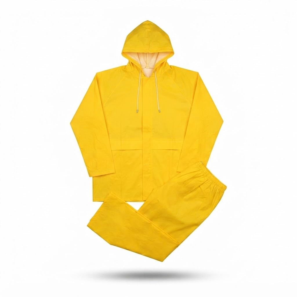 { 2026 Brings 5 Years WARRANTY ) Raincoat with Pants Set: Heavy Duty Waterproof Rain Suit for Men and Women, Breathable Protective Gear for Monsoon, Bike Riding, XXL-image-3