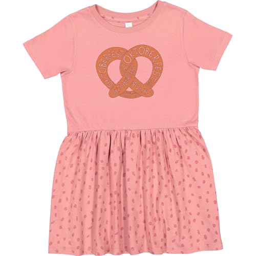 inktastic Oktoberfest Pretzel Toddler Dress