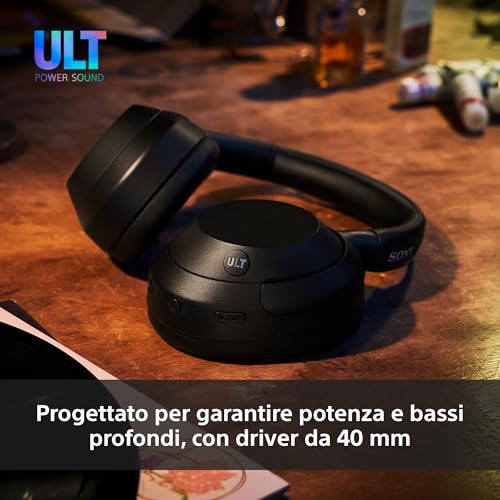 Image of Sony ULT WEAR - Wireless Noise Cancelling Headphones, ULT POWER SOUND, Ultimate Deep Bass, Same Processor as WH-1000XM5, Clear Calls, 30hr Battery, IOS & Android - Forest Gray