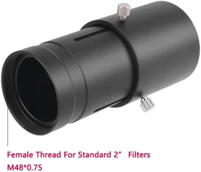 望遠鏡アクセサリー M4/3用カメラTリングアダプター付き2インチ可変望遠鏡カメラ延長チューブ