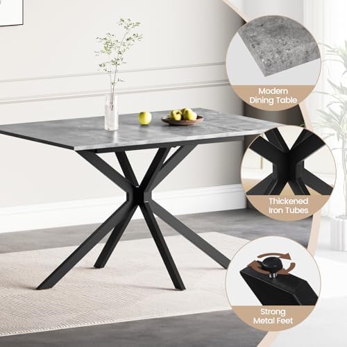 A dining room scene showing the table extended to 160cm to accommodate a larger group of people.