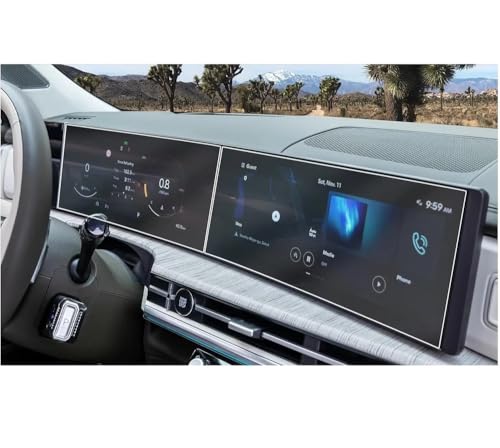 Film protection Hyundai Santa Fe 2024 verre trempé 12.3 pouces pour GPS et tableau de bord