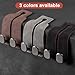 Amelity Car Seat Back Storage Hook, Car Purse Hook, Car Seat Hooks for Headrest, Car Hooks for Purses and Bags Cute (Black-2 Pack)