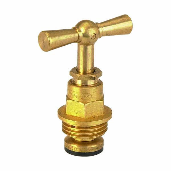 TETE DE ROBINET A POTENCE LAITON BRUT DIAMETRE 3/8