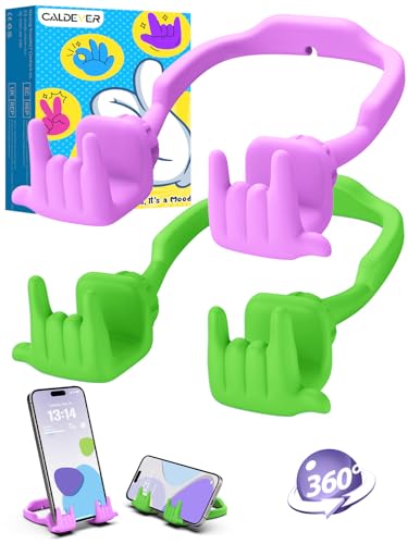 Support de téléphone portable réglable contre la fatigue cervicale sur votre bureau