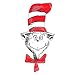 Dr Seuss Cat in The Hat Jumbo 42" Foil Baby Shower Birthday Book Balloon (1)