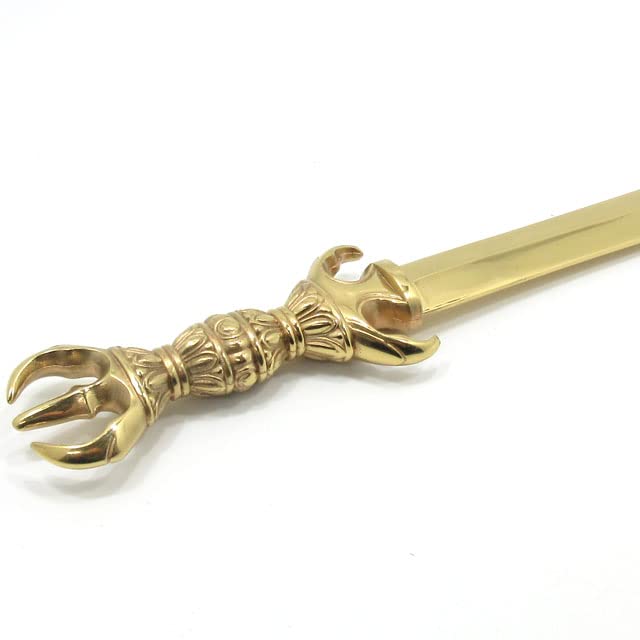 仏教美術　密教法具　古銅　利剣　カドゥガ　倶利伽羅剣　C　8587 Amazon｜チベット密教法具 三鈷剣 利剣 文殊剣 カドゥガ 特大約