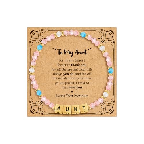 Image of BAYLAY Inspirational Family Lettter Bead Bracelet For Women,Jewelry Gifts For Granddaughter /Daughter /Mom /Sister /Wife /Niece /Aunt /Friend /Nana /Gigi,Mothers Day,Birthday
