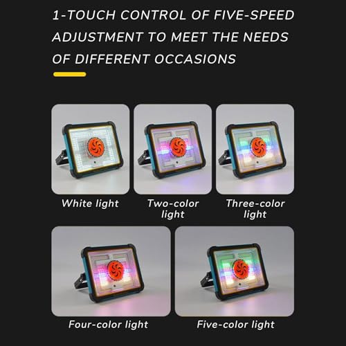 Lumière de camping solaire extérieure LED et lampe rechargeable USB portable - 4