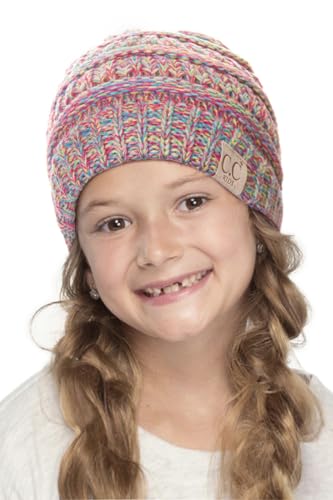 ScarvesMe Toddler Children Kids Girl Boy Ribbed Knit Winter Hat Beanie hat Cap Ages 2-72