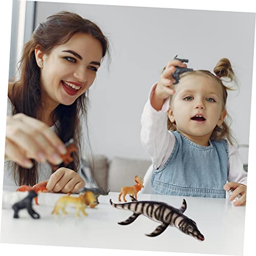Modèle dinosaure de simulation Toddmomy en plastique solide rayé - 5
