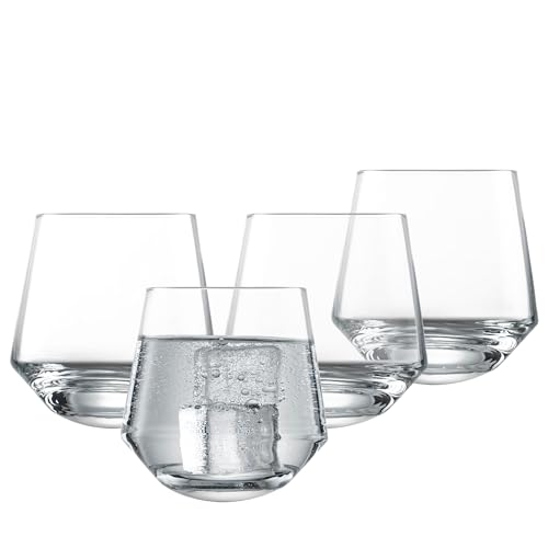 SCHOTT ZWIESEL Dancing Tumbler Bar Special (4er-Set), Cocktailglas mit Rundboden, spülmaschinenfeste Tritan-Kristallgläser, Made in Germany (Art.-Nr. 123629)