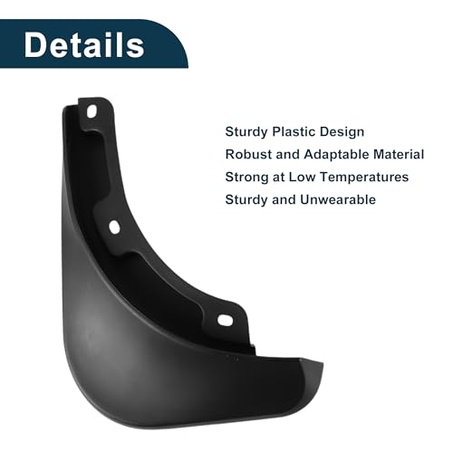 Image of Mud Flaps Splash Guards for Volkswagen Magotan 2011-2016 W /Mount Accessories Mud Guards Front and Rear 1 Set