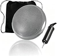 Ballsitzkissen mit Pumpe 34cm Durchmesser, Balancekissen, Orthopädisches Sitzballkissen, Luftkissen, Pad, Sitzkissen, Bürostuhl, Balance Kissen für Core, Yoga