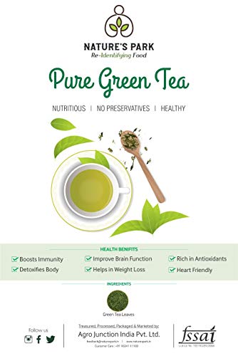 Image of NATURE'S PARK GREEN TEA (Pure Green Tea, 500 Gm)