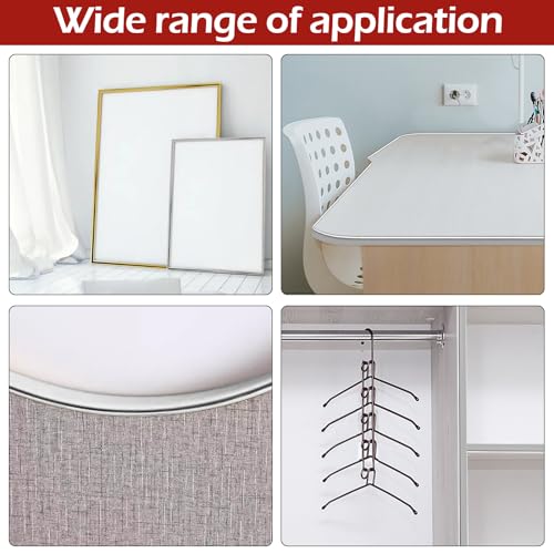 Image of U-Shape Edge Banding, 16.4FT Veneer Edge Banding, PVC Self Adhesiv Furniture Corner Edge Strip Countertop Table Cabinets Chairs Shelves Restoration, 20MM, Silver
