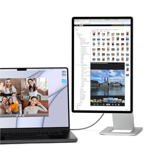 Image of SOTSU FlipAction Elite 16 inch | 4K Portable Monitor | 3840 x 2400 (UHD+) | 60 Hz | 100% DCI-P3 | 450 Nits | Pivot Rotate | Full Metal CNC | Perfect Match for Mac and Windows (Silver)