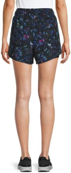 Avia Activewear Women's Running Shorts with Bike Liner (as1, Alpha, x_l, Regular, Regular, Halftone Floral)