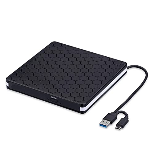 Lectora Externa DVD y CD USB 3.0 Tipo C portátil USB