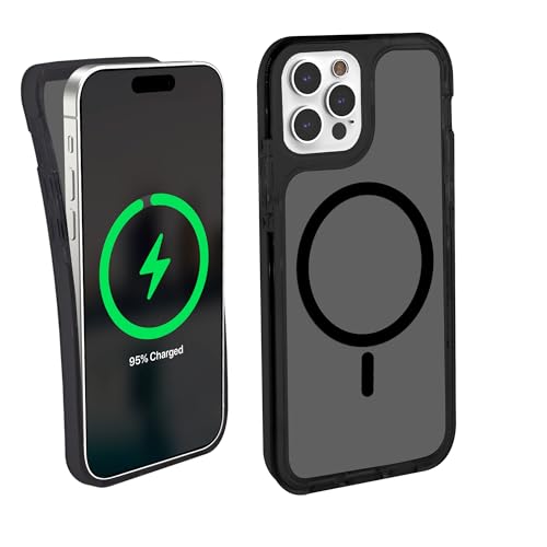 Coque iPhone 15 Pro iHome Velo noire - Protection fine et magnétique Apple