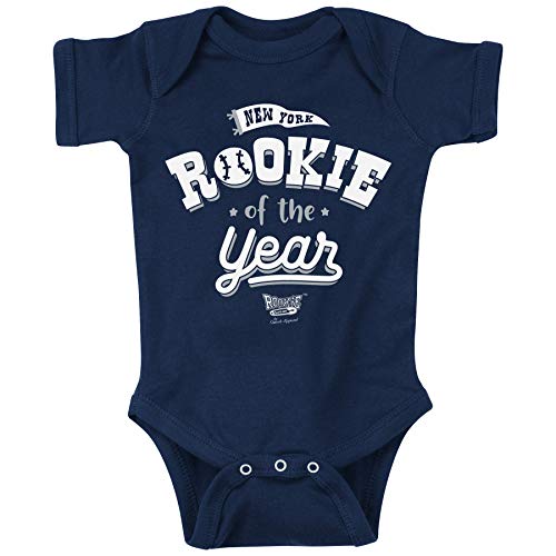 Image of New York Baseball Fans. Rookie of The Year Navy Onesie or Toddler Tee (NB-4T)