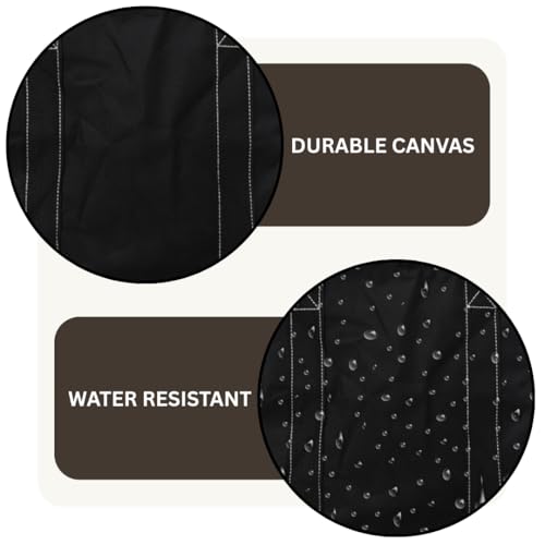 NGIL Mini Utility Tote Bag with Mesh Pockets and Collapsible Metal Frame, Water-Resistant Canvas Storage Basket4