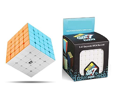 Image of Toy Arena Professional Wind Speed Combo of 7x7by7 and 5x5by5 Sttickerless Cube Puzzle Toy for Kids and Adults (7x7 & 5x5 Cube)