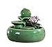 Produktbild seliger Keramikbrunnen Trentino grün