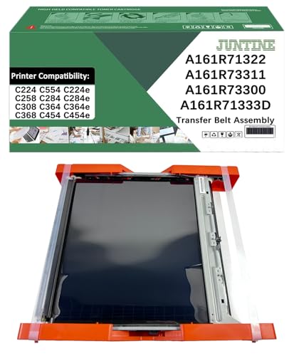 JUNTINE Remanufactured A161R71322 Transfer Belt Assembly Replacement for A161R71322 A161R71333D A161R73311 A161R73300 Transfer Belt Assembly Compatible with Konica Minolta C224 C554 C224e (1-Pack)